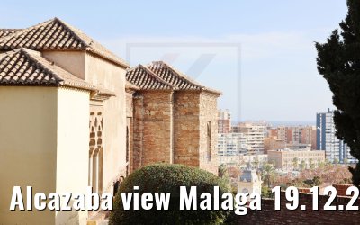 Alcazaba view Malaga 19.12.2021