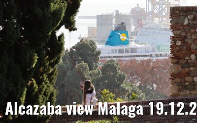 Alcazaba view Malaga 19.12.2021