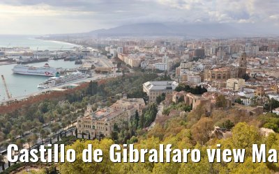 Castillo de Gibralfaro view Malaga 19.12.2021