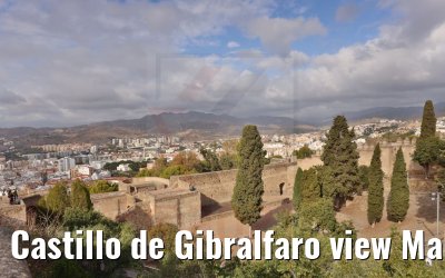 Castillo de Gibralfaro view Malaga 19.12.2021