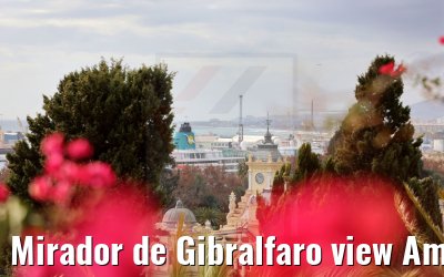 Mirador de Gibralfaro view Amadea 19.12.2021