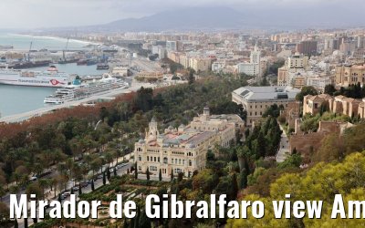 Mirador de Gibralfaro view Amadea 19.12.2021