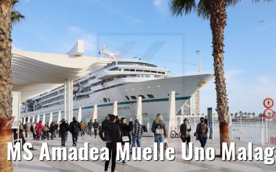 MS Amadea Muelle Uno Malaga 19.12.2021