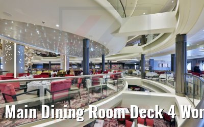 Main Dining Room Deck 4 Wonder of the Seas