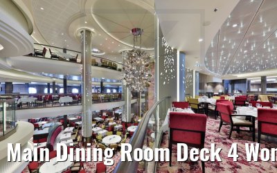 Main Dining Room Deck 4 Wonder of the Seas