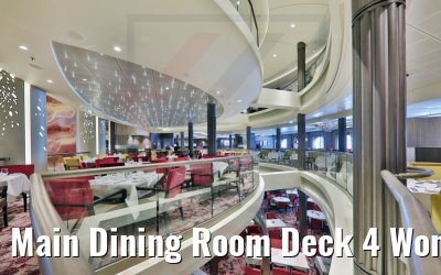Main Dining Room Deck 4 Wonder of the Seas