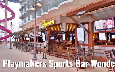 Playmakers Sports Bar Wonder of the Seas