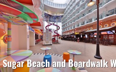 Sugar Beach and Boardwalk Wonder of the Seas