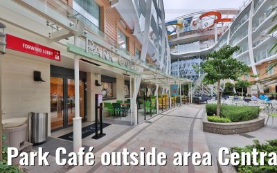 Park Café outside area Central Park Wonder of the Seas