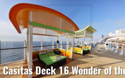 Casitas Deck 16 Wonder of the Seas