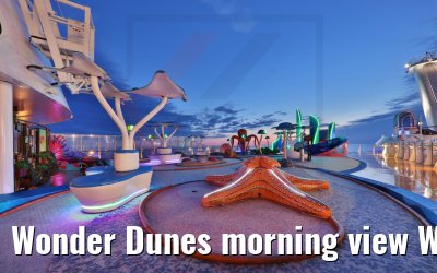 Wonder Dunes morning view Wonder of the Seas