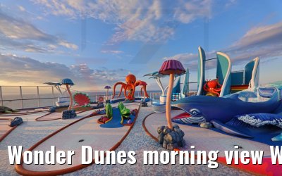 Wonder Dunes morning view Wonder of the Seas