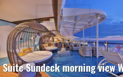 Suite Sundeck morning view Wonder of the Seas