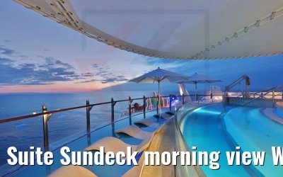 Suite Sundeck morning view Wonder of the Seas