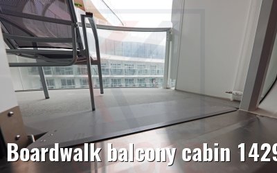 Boardwalk balcony cabin 14299 Cat. 1I Wonder of the Seas