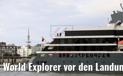 World Explorer vor den Landungsbrücken Hamburg 07.09.2019