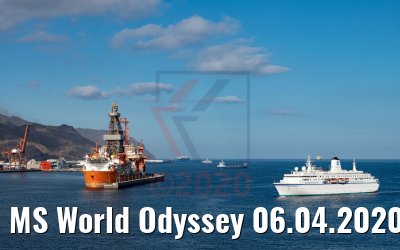 MS World Odyssey 06.04.2020 Teneriffa / M.Kokartis