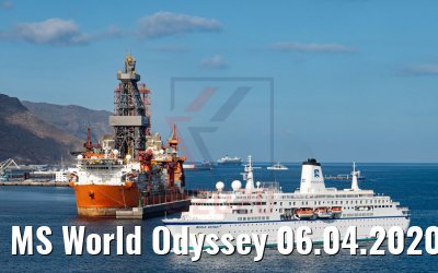 MS World Odyssey 06.04.2020 Teneriffa / M.Kokartis