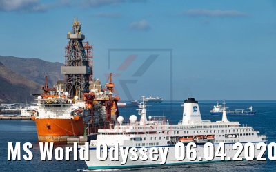 MS World Odyssey 06.04.2020 Teneriffa / M.Kokartis