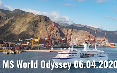 MS World Odyssey 06.04.2020 Teneriffa / M.Kokartis