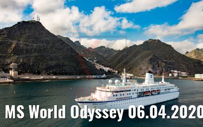 MS World Odyssey 06.04.2020 Teneriffa / M.Kokartis