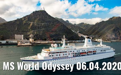 MS World Odyssey 06.04.2020 Teneriffa / M.Kokartis