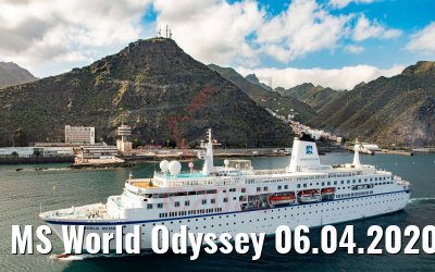 MS World Odyssey 06.04.2020 Teneriffa / M.Kokartis