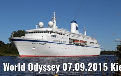 World Odyssey 07.09.2015 Kiel Canal transit