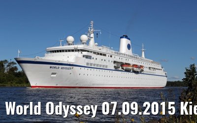 World Odyssey 07.09.2015 Kiel Canal transit