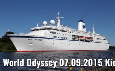 World Odyssey 07.09.2015 Kiel Canal transit