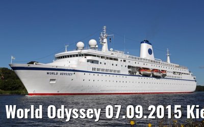 World Odyssey 07.09.2015 Kiel Canal transit
