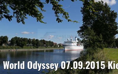 World Odyssey 07.09.2015 Kiel Canal transit