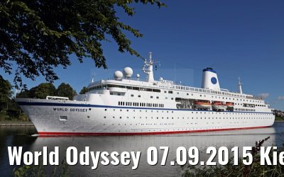World Odyssey 07.09.2015 Kiel Canal transit