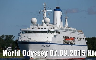 World Odyssey 07.09.2015 Kiel Canal transit