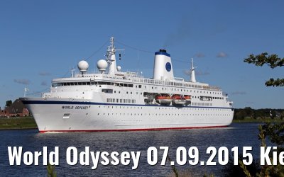 World Odyssey 07.09.2015 Kiel Canal transit