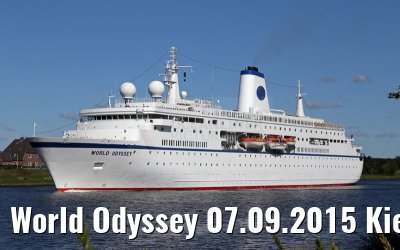 World Odyssey 07.09.2015 Kiel Canal transit