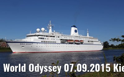World Odyssey 07.09.2015 Kiel Canal transit