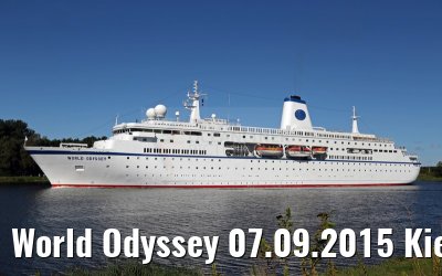 World Odyssey 07.09.2015 Kiel Canal transit