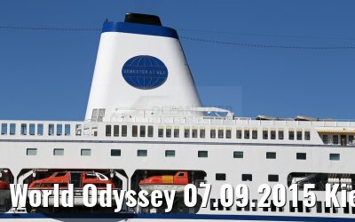 World Odyssey 07.09.2015 Kiel Canal transit