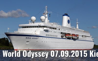 World Odyssey 07.09.2015 Kiel Canal transit