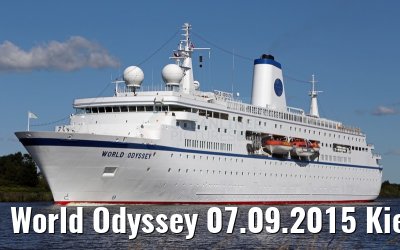World Odyssey 07.09.2015 Kiel Canal transit