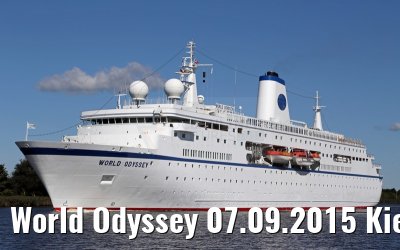 World Odyssey 07.09.2015 Kiel Canal transit