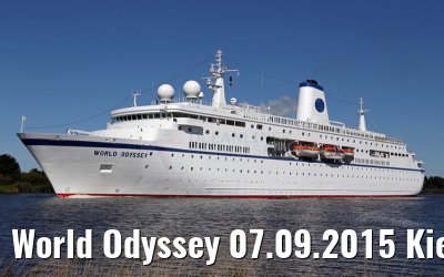 World Odyssey 07.09.2015 Kiel Canal transit