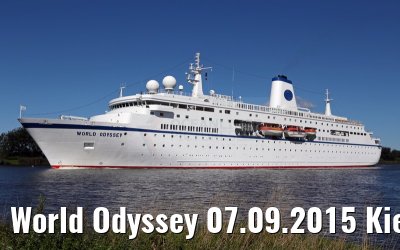 World Odyssey 07.09.2015 Kiel Canal transit