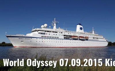 World Odyssey 07.09.2015 Kiel Canal transit