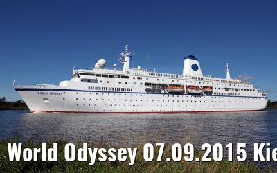 World Odyssey 07.09.2015 Kiel Canal transit