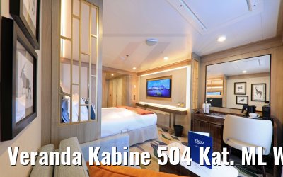Veranda Kabine 504 Kat. ML World Voyager