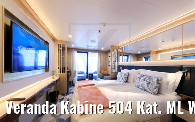 Veranda Kabine 504 Kat. ML World Voyager