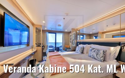 Veranda Kabine 504 Kat. ML World Voyager