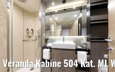 Veranda Kabine 504 Kat. ML World Voyager Bad